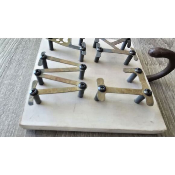 2 Mudpie WALK  WOOF Iron Hook Dog Leash Hanger HANGERS - Picture 10 of 11